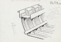 520 Batela istriana struttura di fiancata- vista nel Canale di Ponterosso aprile 1980